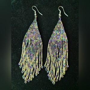 Handmade Boho Beaded Earrings